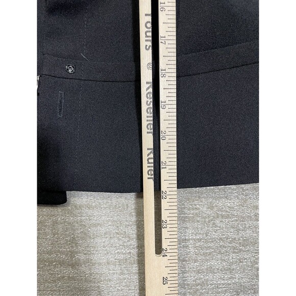 David Warren Blazer Women’s 2P New York Black Short Jacket Sleeve Collared - Picture 11 of 15